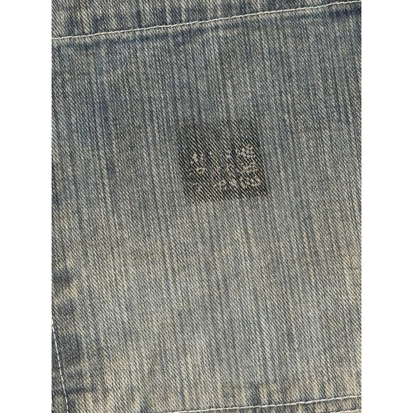 Vintage Marithe Francois Girbaud Men 34x33 Jeans Y2K Hip Hop Baggy Strap MFG - Picture 10 of 14